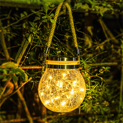 Atmosphere Decor Light Hanging Solar Christmas Lantern